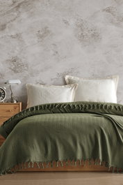 L'essentiel linge de maison Berlino - Caqui